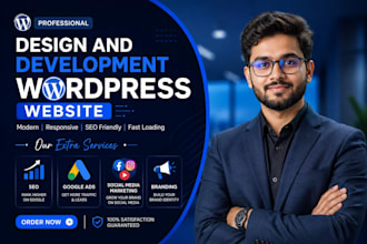 design and develop a profesional wordpress website