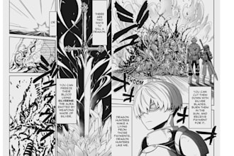 draw anime manga illustration manga comic book page webtoon comic manga artist
