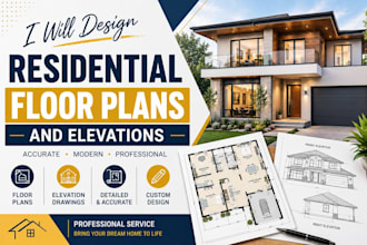 design residential floor plans and elevations