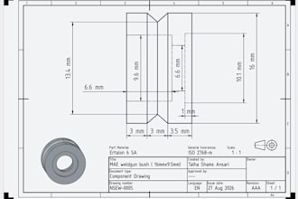 do 3d cad modeling mechanical design and 2d technical drawings