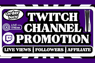 do twitch promotion kick promotion live viewers, twitch viewers twitch affiliate