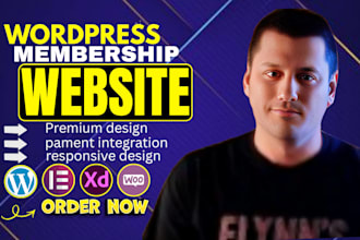 build wordpress website design,redesign wordpress membership site that convert