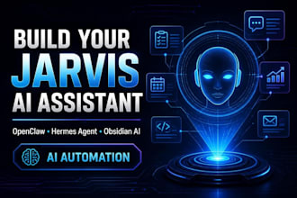 build your jarvis ai assistant with openclaw, hermes agent, obsidian ai