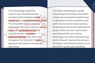 do academic document editing grammatically and clarity