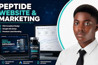 build an fda compliant peptide website for research or ecommerce