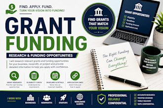 research grants and funding opportunities for your business or nonprofit
