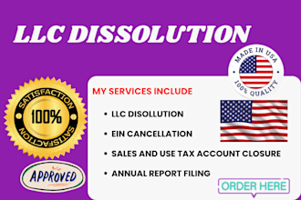 close, terminate, file dissolution, your USA corporation, llc