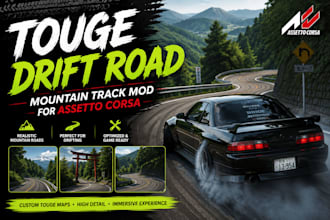 do touge drift road and mountain track mod for assetto corsa