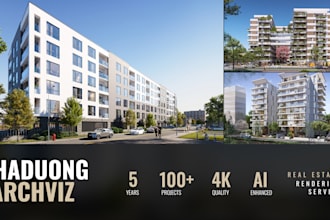 create photorealistic real estate 3d rendering with ai enhancement
