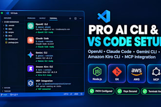setup install openai claude code gemini cli amazon kiro cli vs code