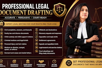 draft family law, divorce, child custody and child support legal documents