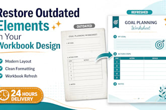 restore outdated elements in your workbook design