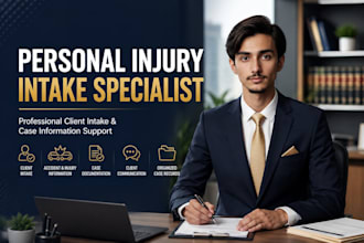 provide personal injury intake specialist services