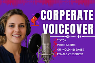 record professional female ivr voiceover for business phone trees