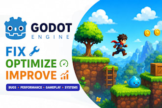 fix, optimize, improve your godot 4 game, bugs, performance and gameplay system