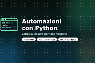 automate repetitive tasks with a custom python script