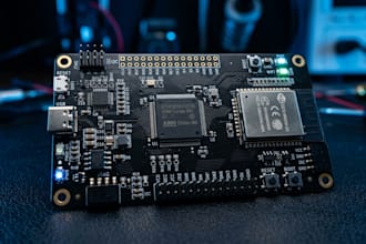 design pcb, circuit, schematic and pcb layout for stm32 esp32