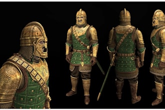 create custom skyrim 3d models, armor, weapons and game assets