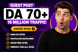 offer high da guest post, SEO guest posting and dofollow backlinks