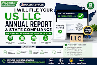 file your US llc annual report and state compliance