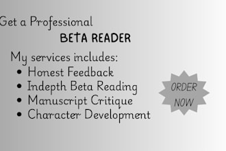 beta read romance fantasy beta reader thriller beta reader critique novel