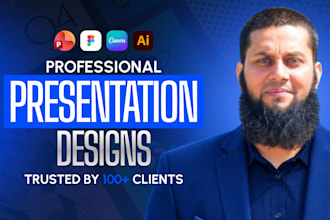 design powerpoint, canva, figma slides and  pitch decks presentations