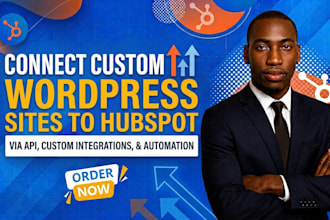 connect your custom website or wordpress site to hubspot CRM via API