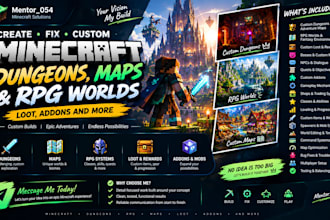 create fix minecraft dungeon fps, maps, rpg worlds loot addons minecraft dungeon