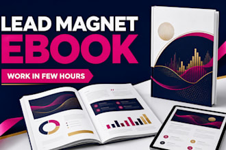 create a modern lead magnet e book layout