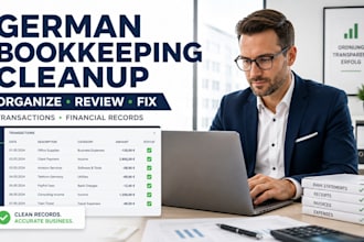 clean up your german bookkeeping and organize transactions