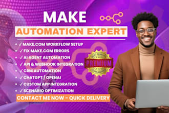 make com automation, make com, made com, make automation, integromat
