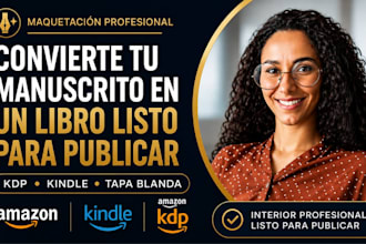 maqueta tu libro para KDP, kindle y tapa blanda