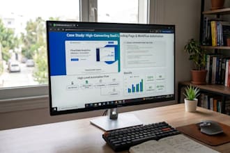 build landing page with custom google apps script automation