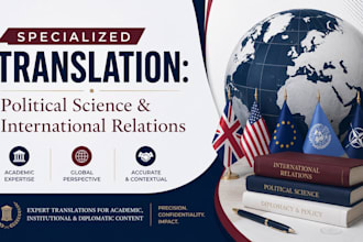 translate political science international relations and public policy texts