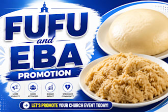 promote your church fufu and eba event to attract more