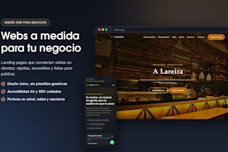 creo tu página web profesional para tu negocio local