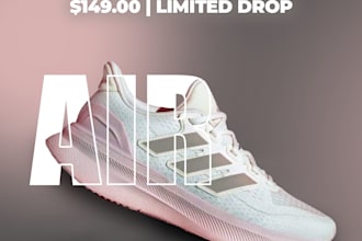 design stunning product ads and social media posters
