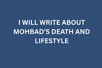 write about mohbads death and lifestyle
