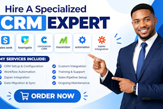 setup sales seek teamgate commence CRM maximizer automation zapier integration
