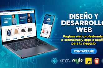 desarrollaré sitios web personalizados para negocios desarrollo web full stack