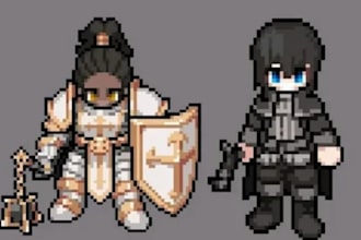 create pixel art animation, pixel art character sprite nsfw pixel for game art