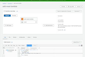 build an AWS serverless backend with lambda and API gateway
