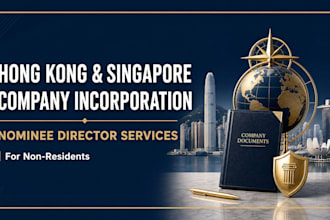 singapore, hong kong company incorporation, nominee director and bank account