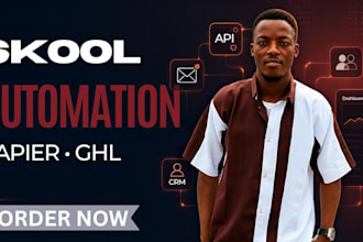 setup skool automation, skool zapier and skool gohighlevel integration