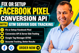 fix or setup facebook pixel conversion API with GTM server side tracking