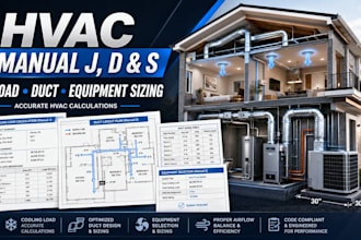 perform hvac acca manual j, d and s calculations