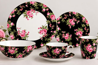 make tableware elegant ceramic designs, plates, mugs, cups