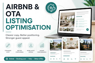 optimise your airbnb or vrbo or booking listing