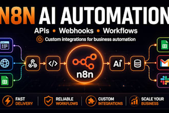 build n8n ai automation and API integrations