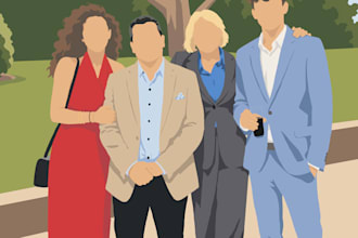 create a custom illustrated poster for you